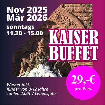 Kaiserbuffet am Sonntag