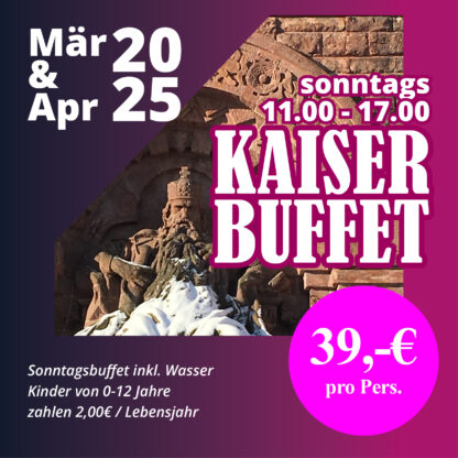 Kaiserbuffet am Sonntag